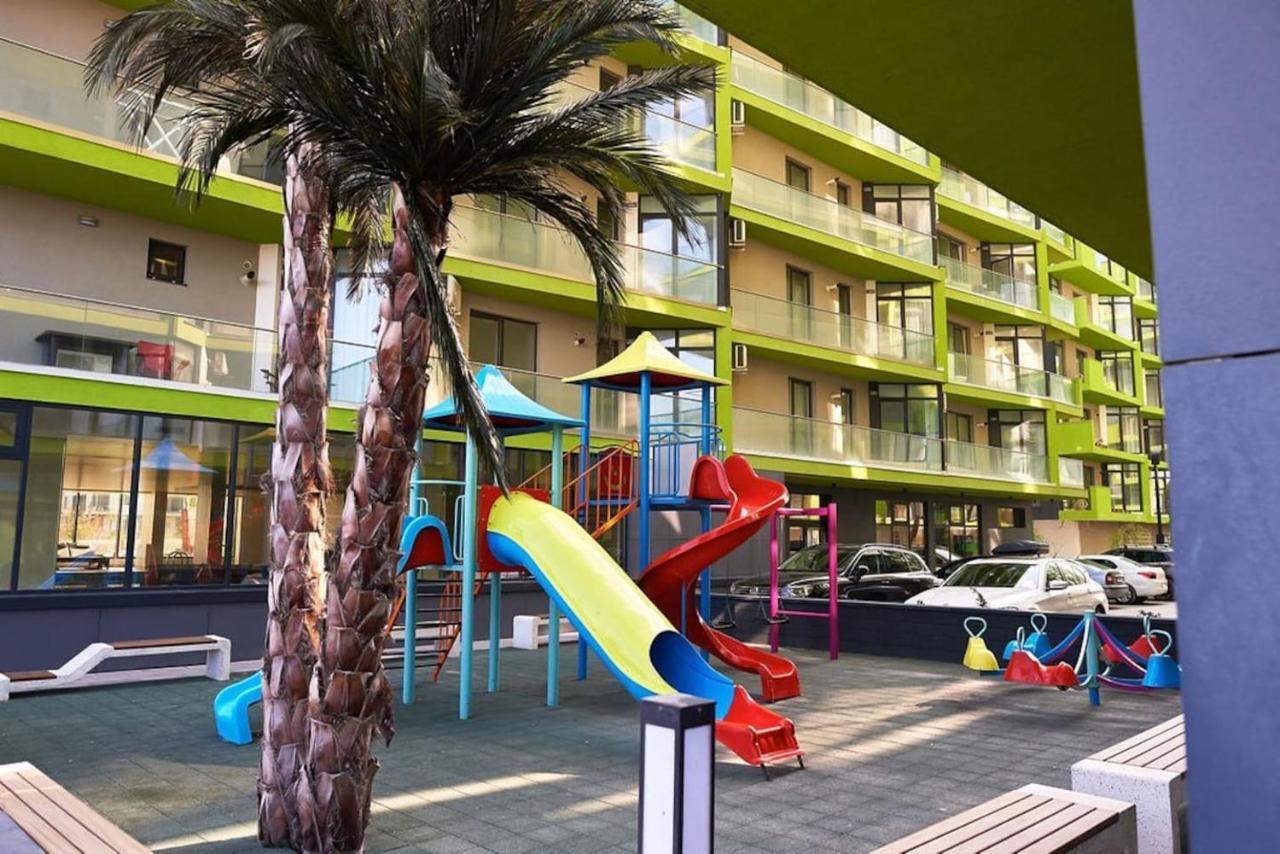 Blue Apartment In Spa N Pool Beach Resort Năvodari Zewnętrze zdjęcie